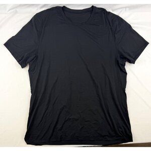Lululemon Vent Tech Mens XL Breathe Repeat Short Sleeve Shirt Burnt Black
